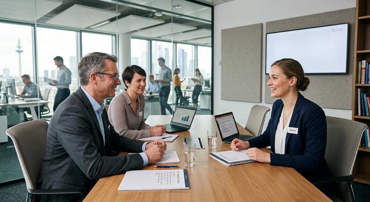 Frustrierter Mitarbeiter vor der Automatisierung